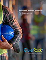 QuietRock Efficient Sound Control brochure